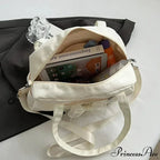 Synthetic Stitching Thread Crossbody Shoulder Bag