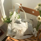 Synthetic Stitching Thread Crossbody Shoulder Bag