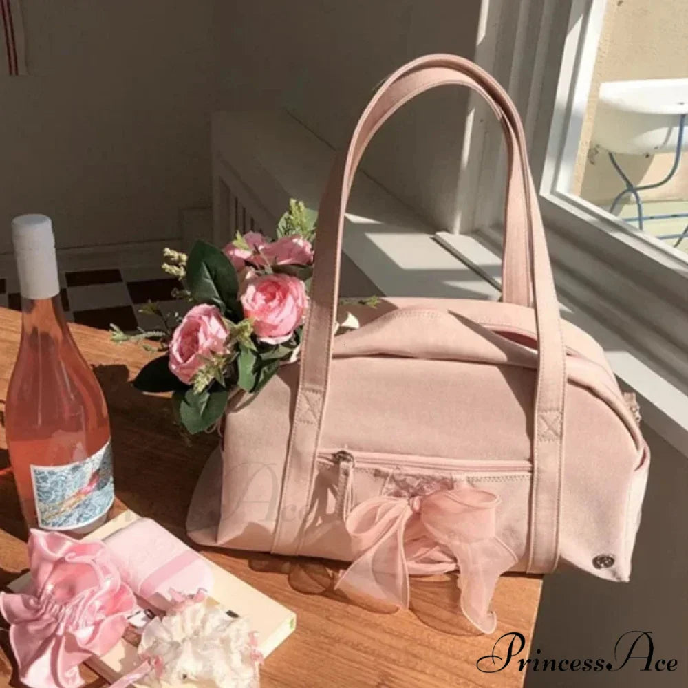 Synthetic Stitching Thread Crossbody Shoulder Bag