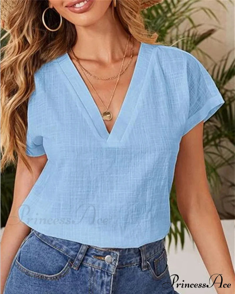 T-shirt Solid for color summer