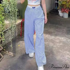 Tall Lines High Rise Trousers Pants