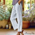 Tall Waist Baggy Fit Straight Trousers