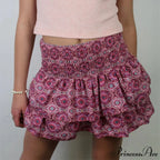 Tall Waist Frilled Country Skirt