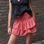 Tall Waist Frilled Country Skirt