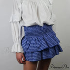 Tall Waist Frilled Country Skirt