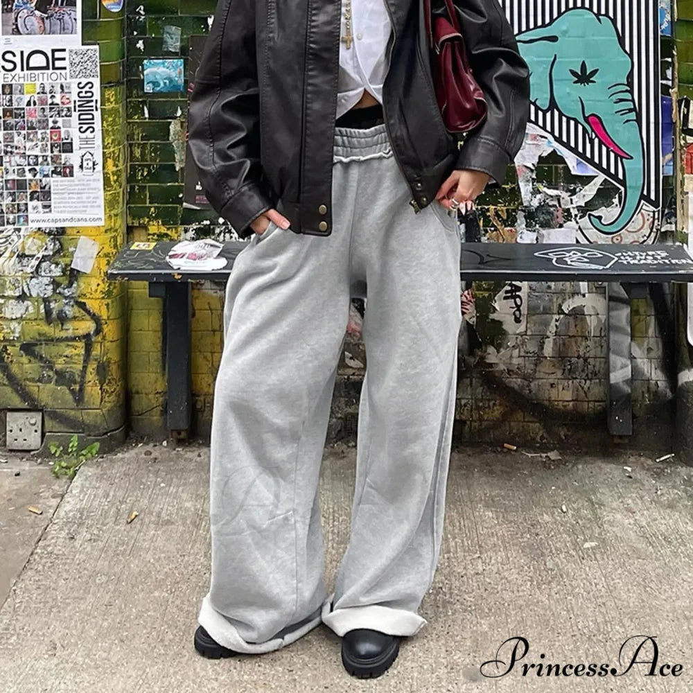 Tall Waisted Billowy Palazzo Trousers