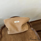 Tan Espresso Cosmetics Pouch Wristlet