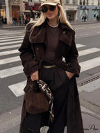 Tan Nubuck Leather Extended Jacket