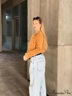 Tan Zip Fastener Nubuck Hide Jacket