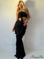 Tassel Birthday Party Outfits Maxi Dress