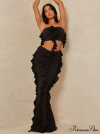 Tassel Birthday Party Outfits Maxi Dress