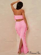 Tassel Birthday Party Outfits Maxi Dress