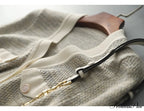 Temperament Small Fragrant Wind Cashmere Loose V-neck Thin Cardigan