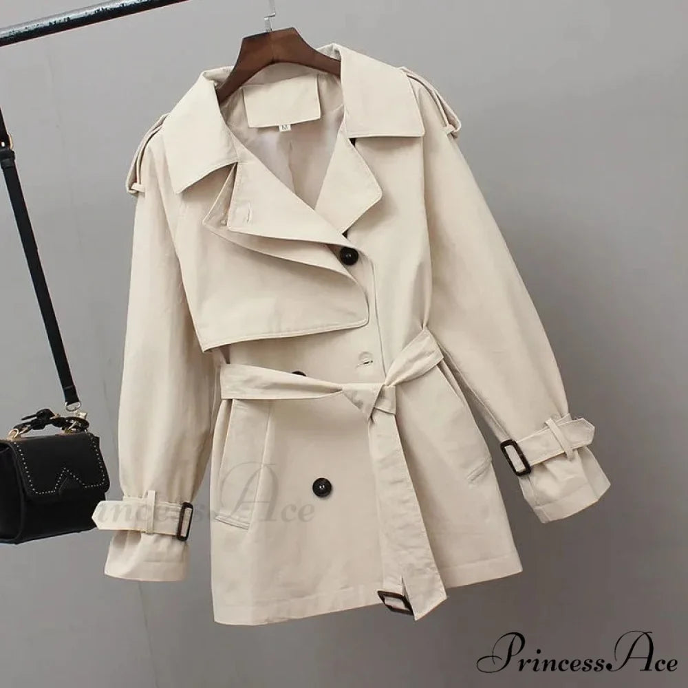 Temperament Windbreaker Trench Coat
