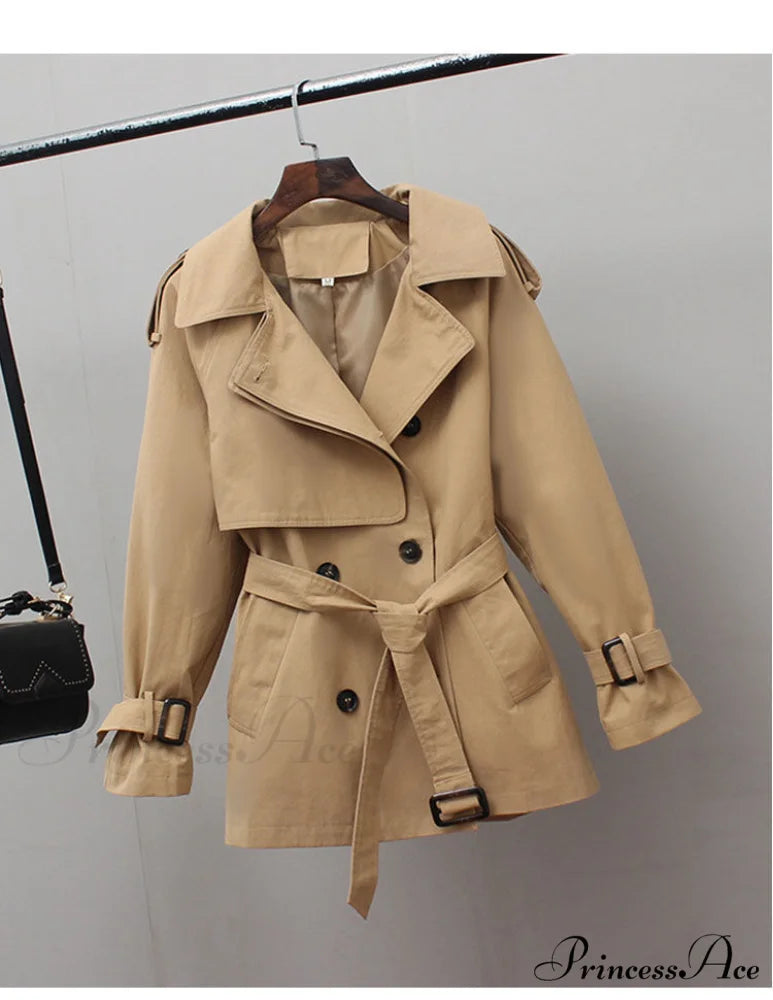 Temperament Windbreaker Trench Coat