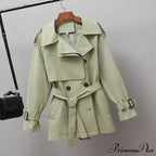 Temperament Windbreaker Trench Coat