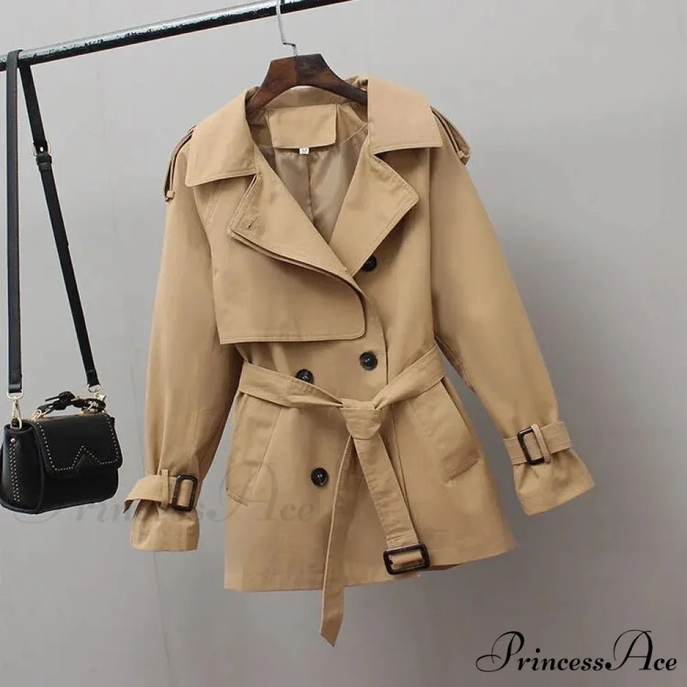 Temperament Windbreaker Trench Coat