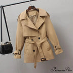 Temperament Windbreaker Trench Coat