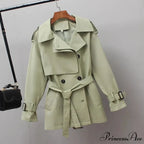 Temperament Windbreaker Trench Coat
