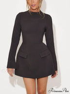 The Ultimate Muse Charming Split Sleeve Mini Dress