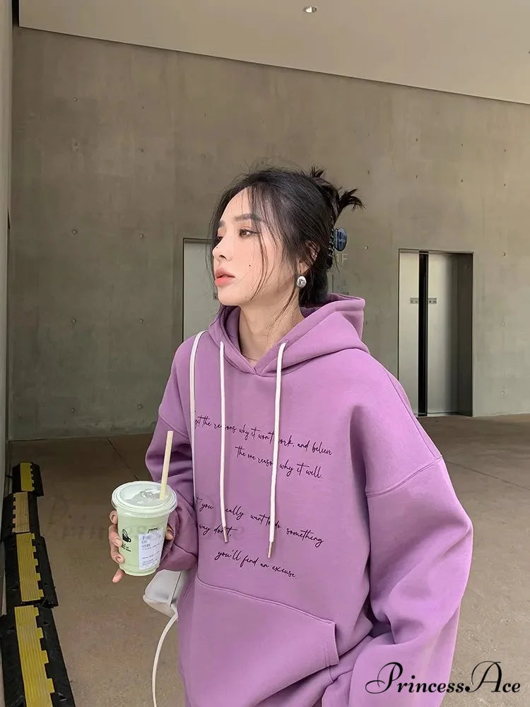 Thick Cozy Fashionable Casual Comfortable Hoodie