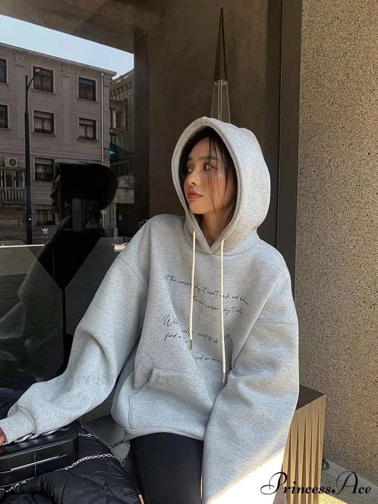 Thick Cozy Fashionable Casual Comfortable Hoodie