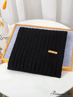 Thick Knitted Cashmere Lady Korean Style Winter Scarf
