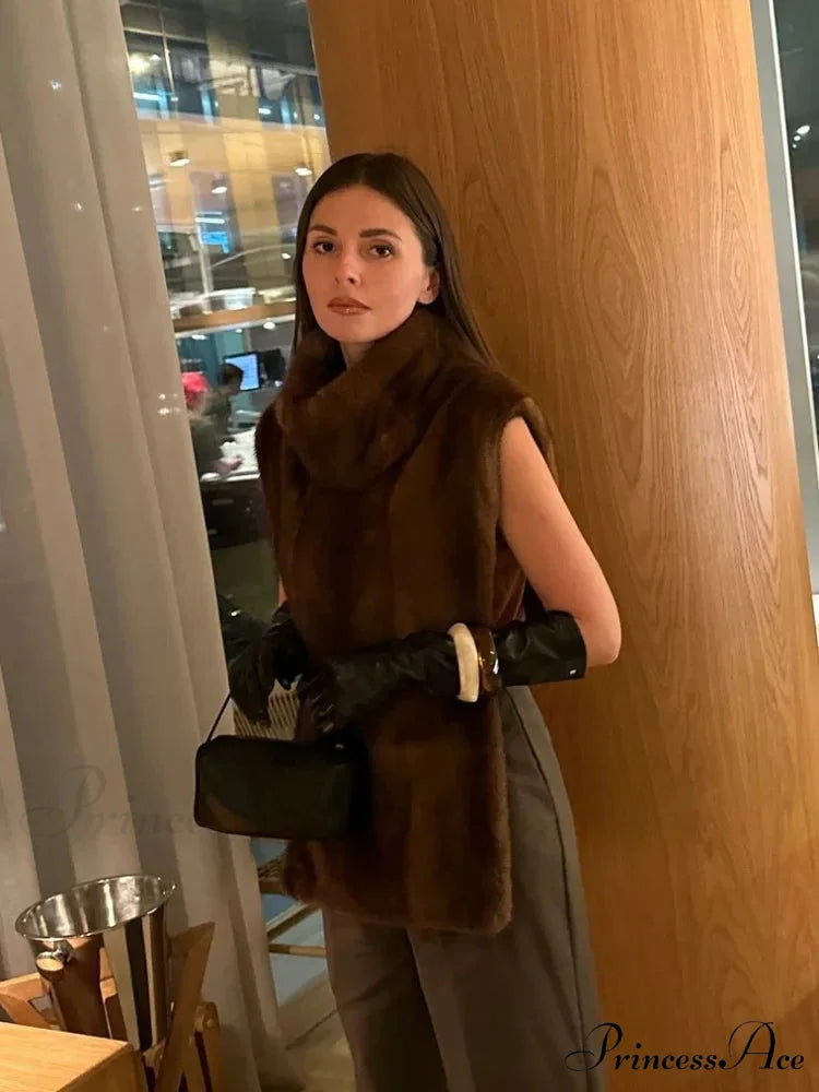 Thicken Cozy Sleeveless Vest Coat