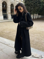 Thicken Dual Button Lapel Coat