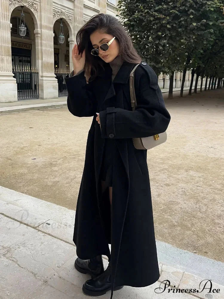 Thicken Dual Button Lapel Coat