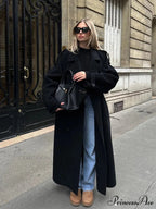 Thicken Dual Button Lapel Coat