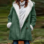 Thicken Fleece Lined Hooded Coat