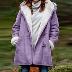 Thicken Fleece Lined Hooded Coat