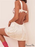 Thin Strap Empty Mini Dress