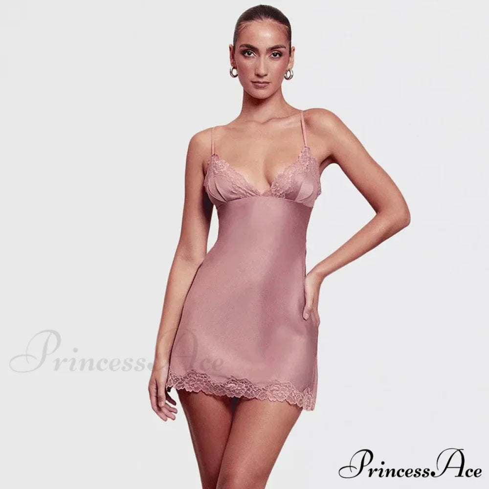 Thin Strap Separated Short Dress