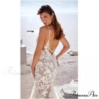 Thin Strap Sophisticated Wedding Gown