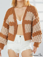 Tie Front V-neck Sweater