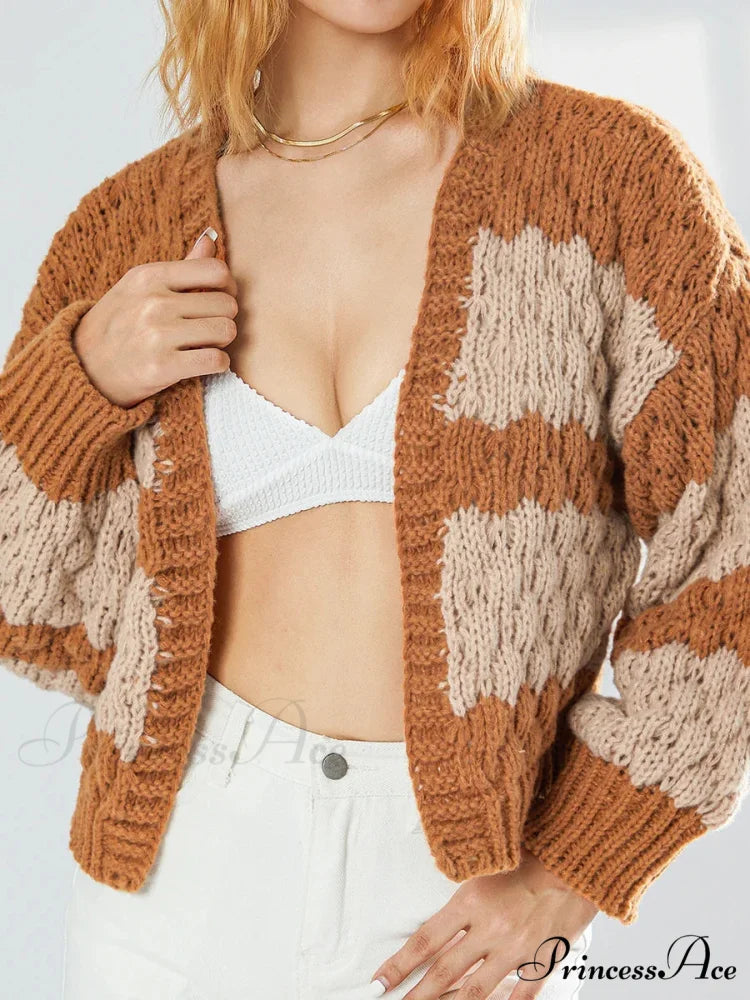 Tie Front V-neck Sweater