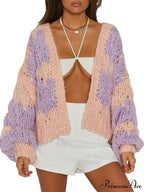 Tie Front V-neck Sweater