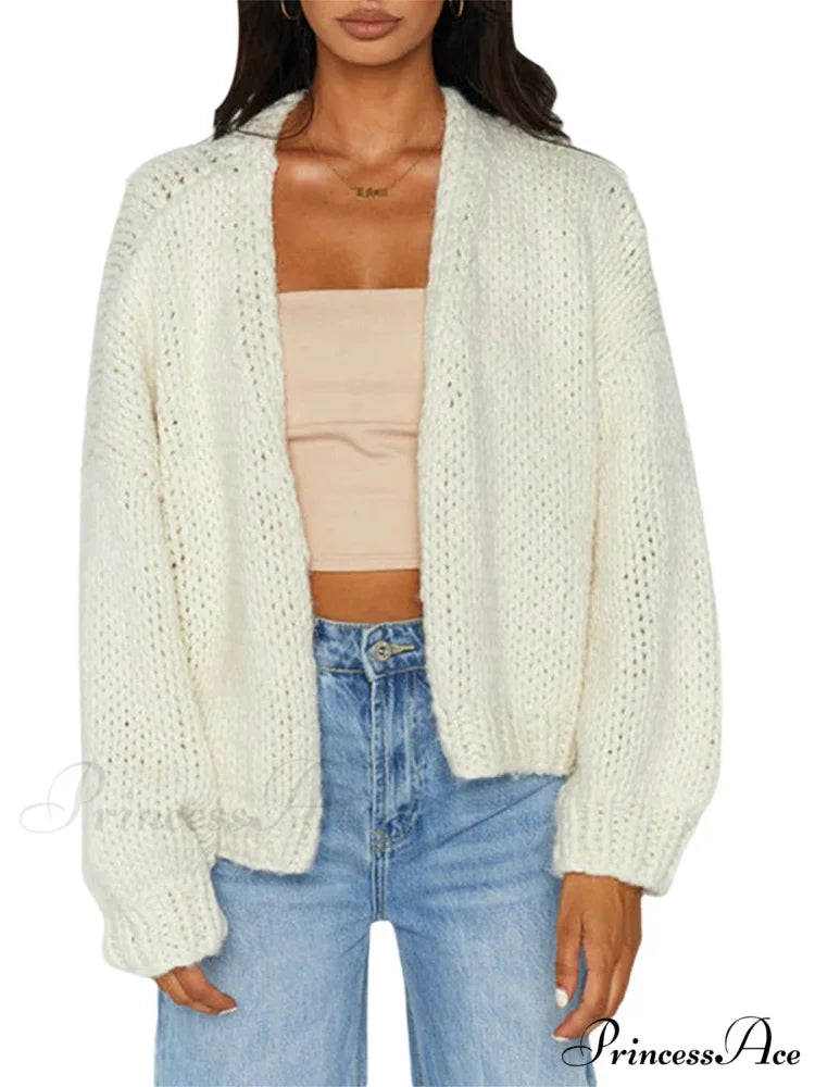 Tie Front V-neck Sweater