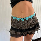 Tiered Frills A-Line Skirt