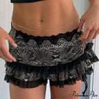 Tiered Frills A-Line Skirt