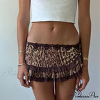 Tiered Frills A-Line Skirt