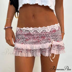 Tiered Frills A-Line Skirt