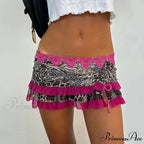 Tiered Frills A-Line Skirt