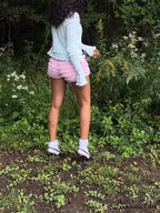 Tiered Lace Ribbon Bloomer Short