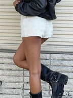 Tiered Lace Ribbon Bloomer Short