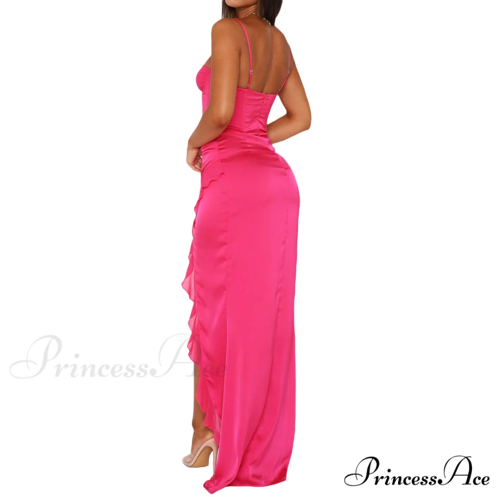 Tiffany Sleeveless High Charming Slit Formal Dress