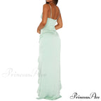 Tiffany Sleeveless High Charming Slit Formal Dress