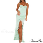 Tiffany Sleeveless High Charming Slit Formal Dress